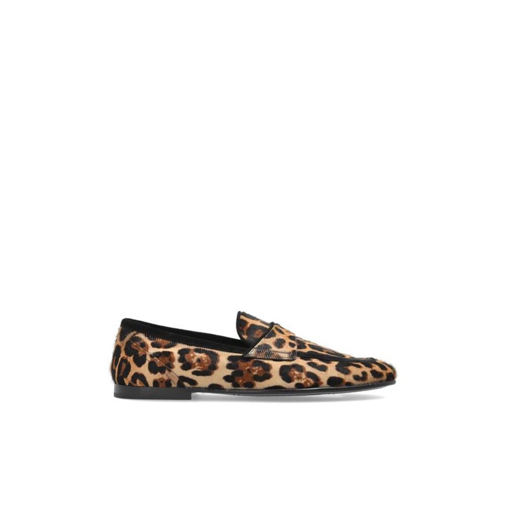 Loafers with animal motif
